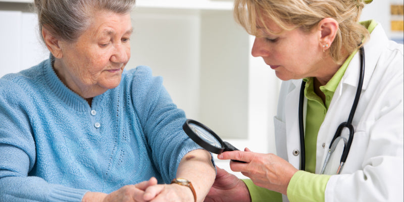 Dermoscopy for screening older patients